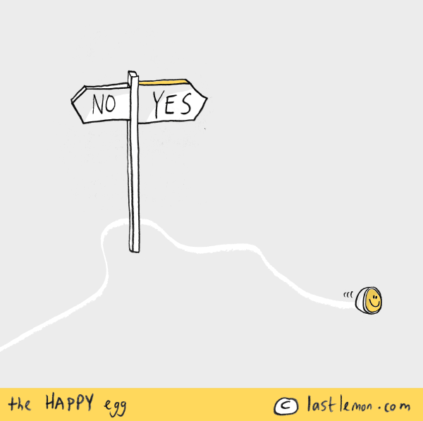 Happy Egg: No or Yes