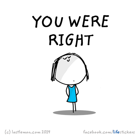 Stickers for Life: You were right