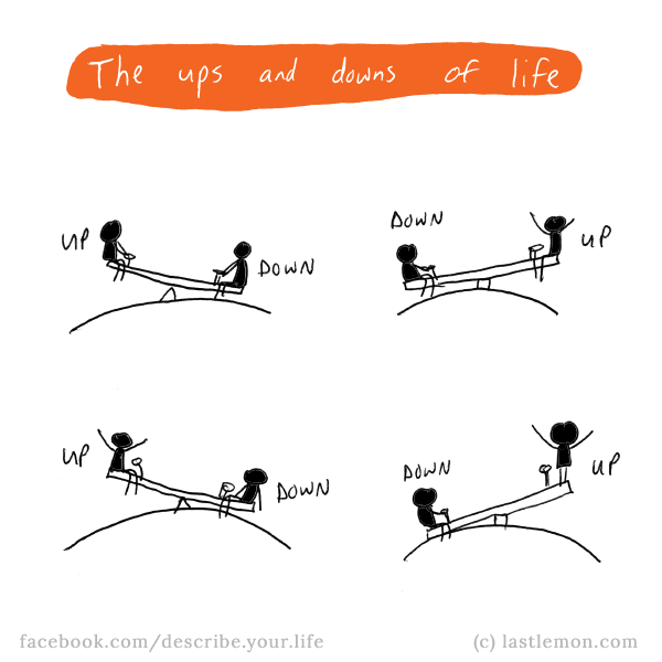 Life...: The ups and down of life