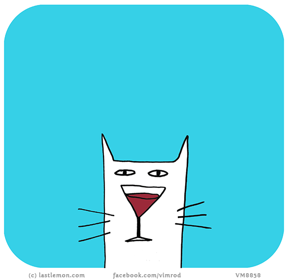 Vimrod: Cat with wine