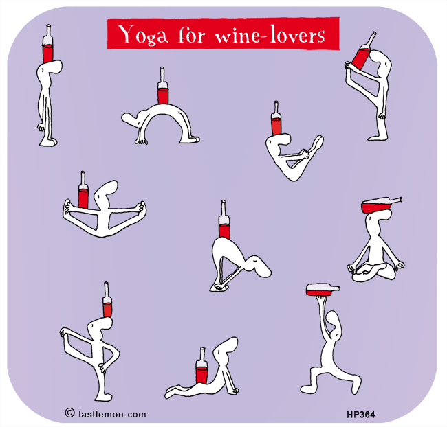 Harold's Planet: Yoga for wine lovers