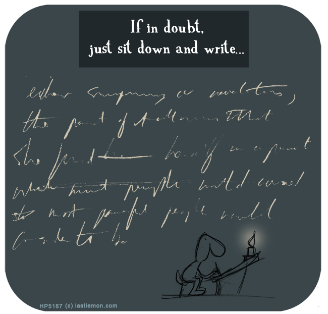 Harold's Planet: If in doubt, just write...