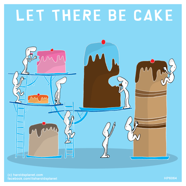 Harold's Planet: Let there be cake