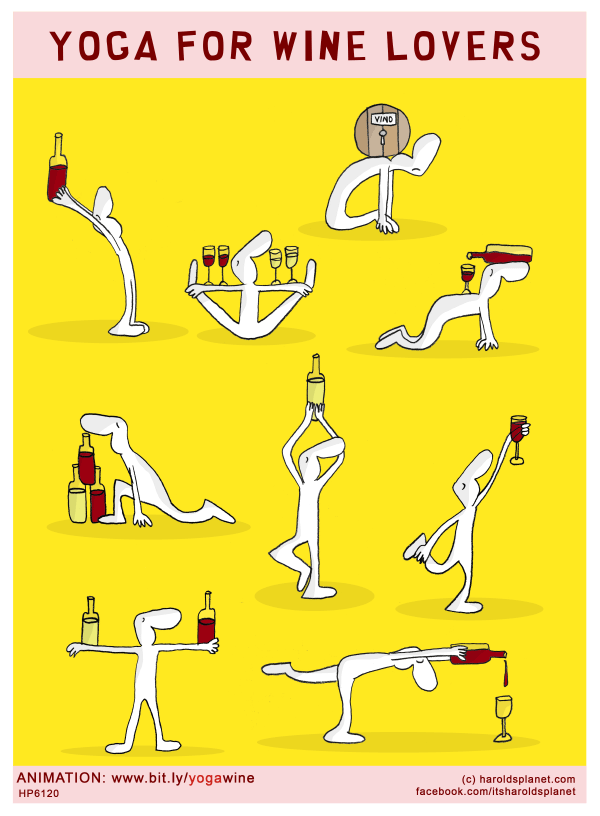 Harold's Planet: Yoga for Wine Lovers