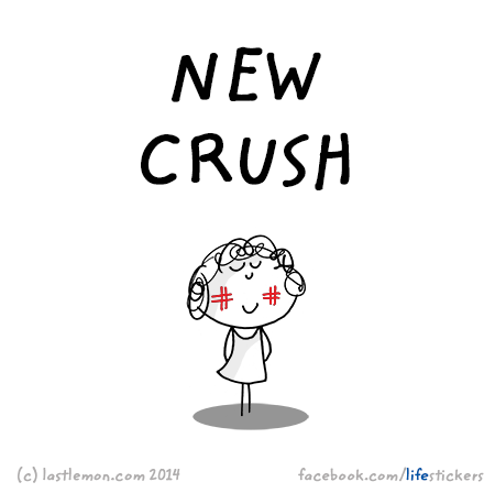 Stickers for Life: New crush