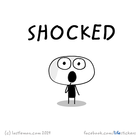 Stickers for Life: Shocked