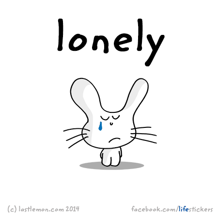Stickers for Life: Lonely