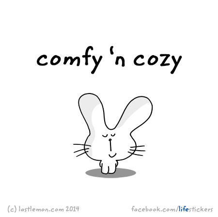 Stickers for Life: Comfy 'n cozy