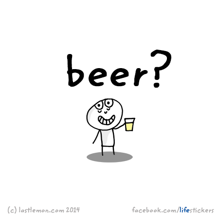 Stickers for Life: Beer?
