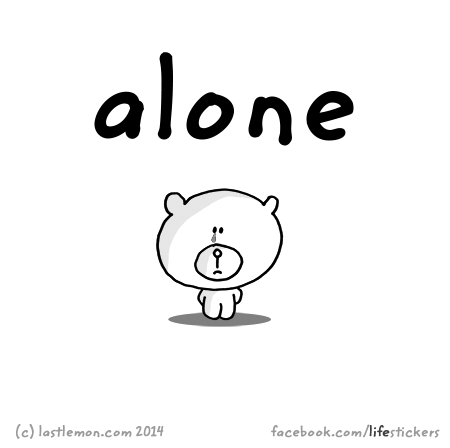 Stickers for Life: Alone
