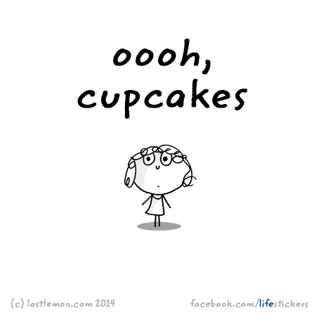Stickers for Life: Oooh, cupcakes