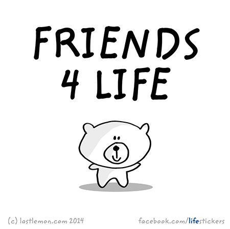 Stickers for Life: Friends for life