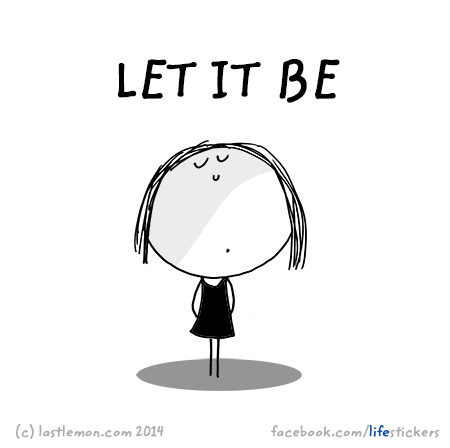 Stickers for Life: Let it be