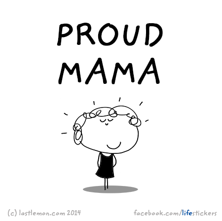 Stickers for Life: Proud mama