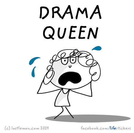 Stickers for Life: Drama queen