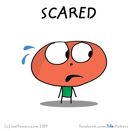 Stickers for Life: Scared