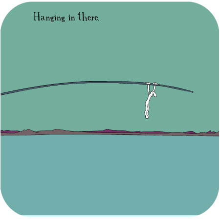 Hanging in there